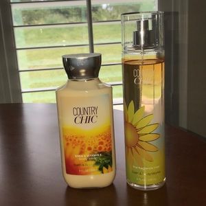 Bath & Body Works lotion and spray